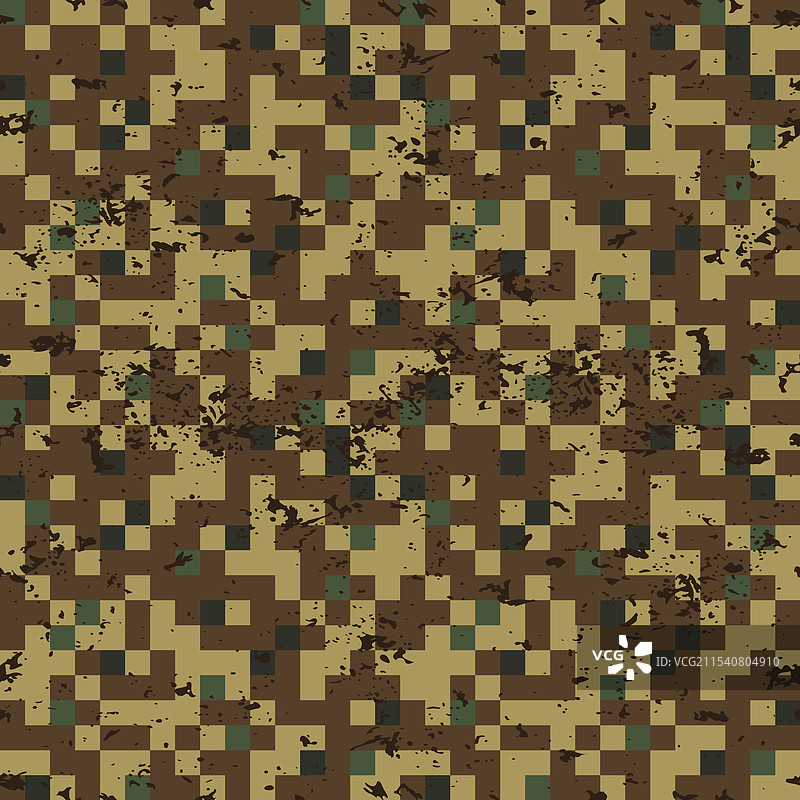 无缝方形棕色迷彩纹理图片素材