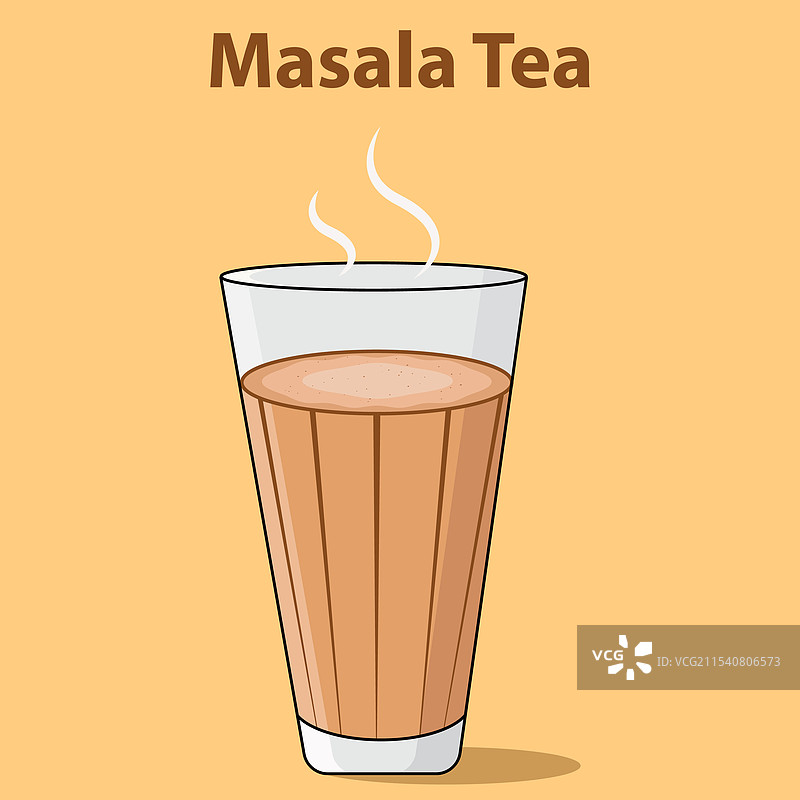 印度街头茶或茶杯图片素材