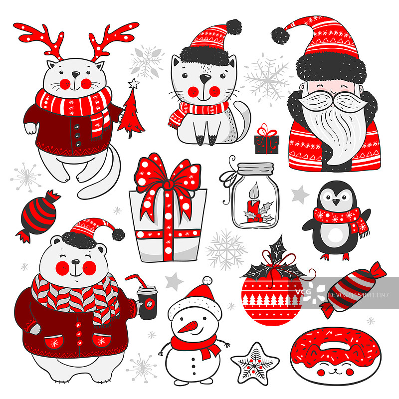 可爱的角色设计图片素材