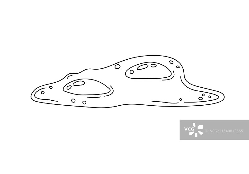 简单轮廓的煎蛋图片素材