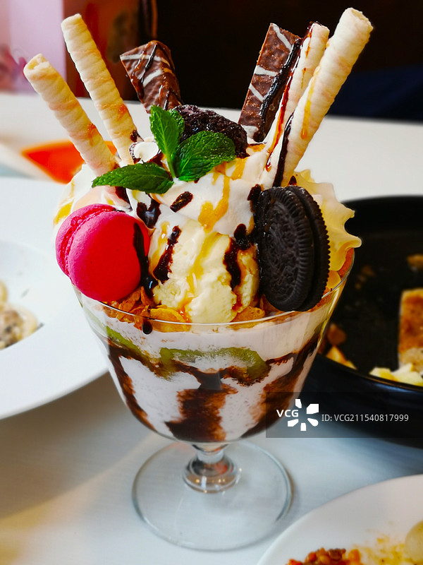 酒杯冰激凌图片素材