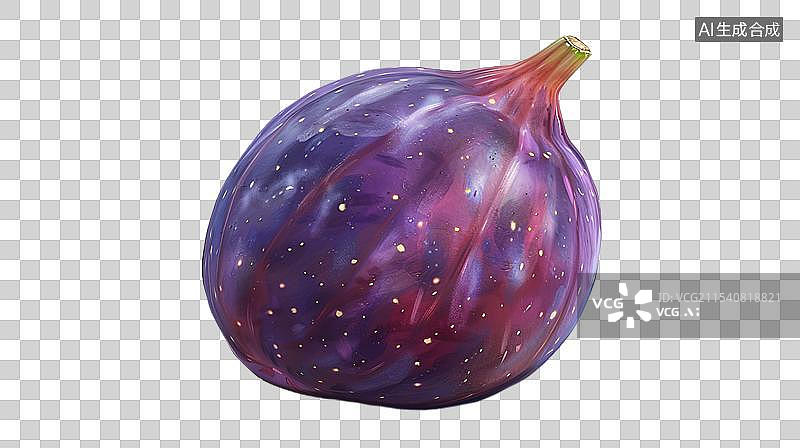 【AI数字艺术】免抠 新鲜甜蜜的紫皮无花果图片素材