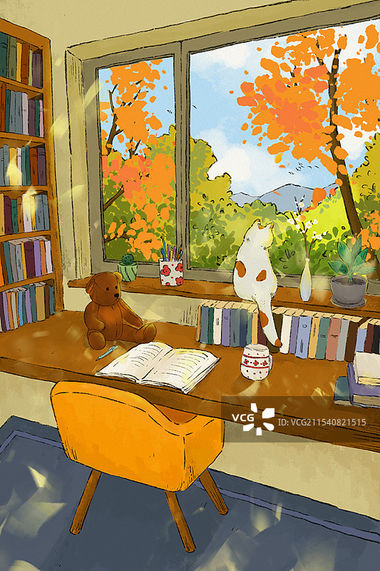 秋日午后图片素材