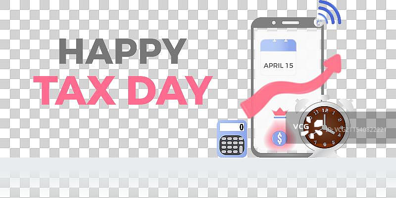 每年4月15日庆祝的报税日图片素材