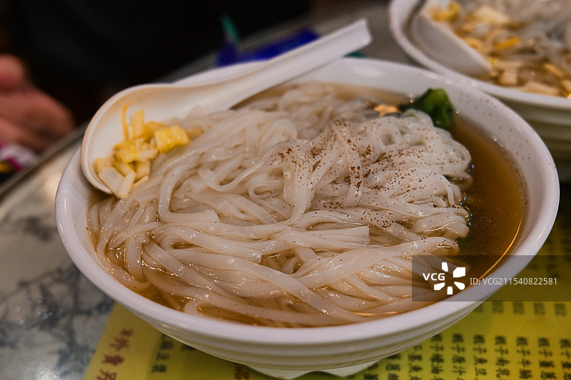 香港深水埗刘森记面家河粉图片素材