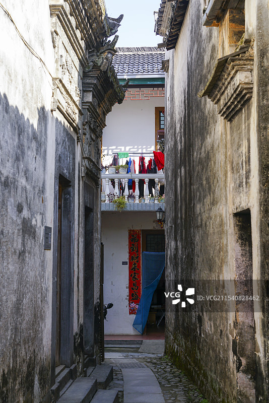 黄山市南屏村徽派建筑图片素材