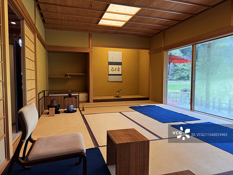 日本传统房屋和室室内空间图片素材