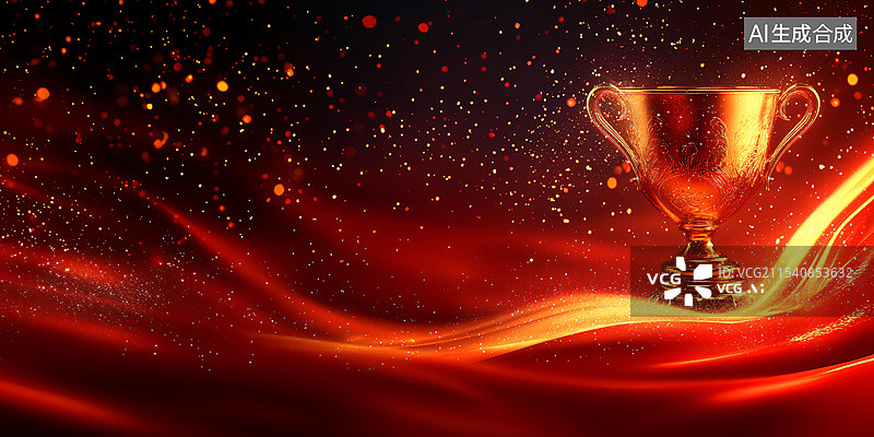 【AI数字艺术】奖杯，辉煌成绩，冠军奖杯图片素材