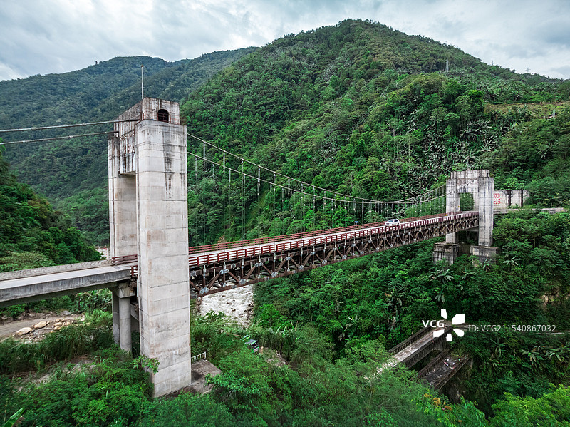 西藏墨脱G219扎墨公路雅鲁藏布航拍风光图片素材
