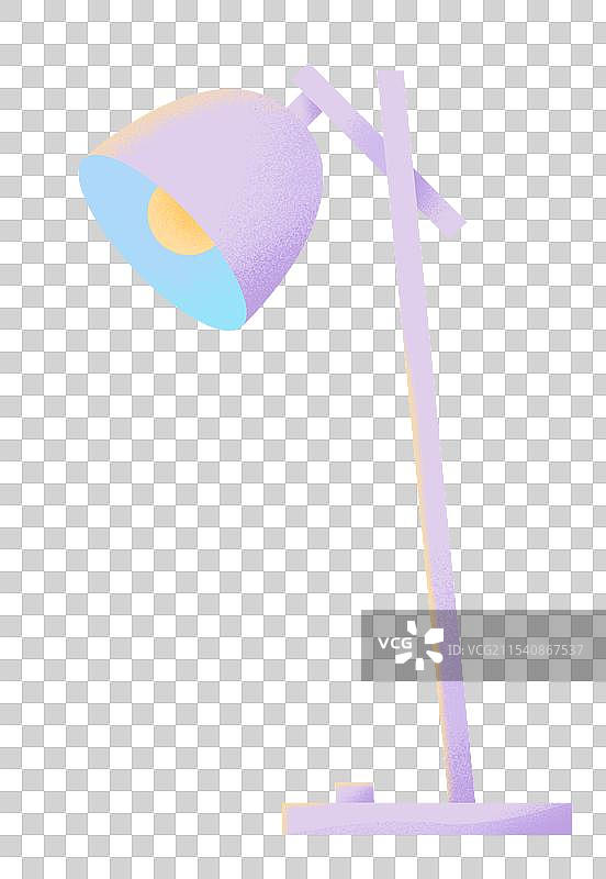 写字办公桌台灯元素插画图片素材