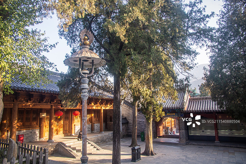 中国河南省郑州登封少林寺建筑图片素材