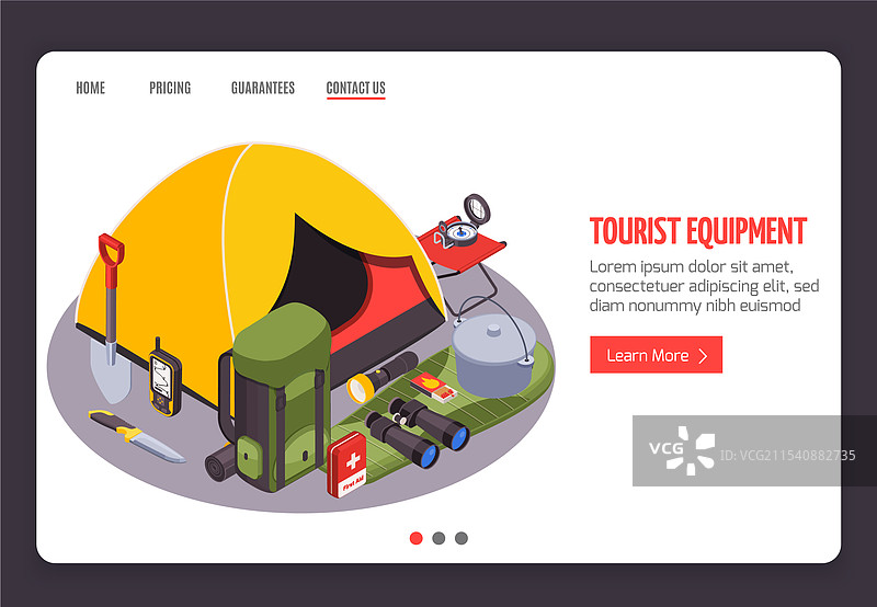 旅游设备等距背景图片素材