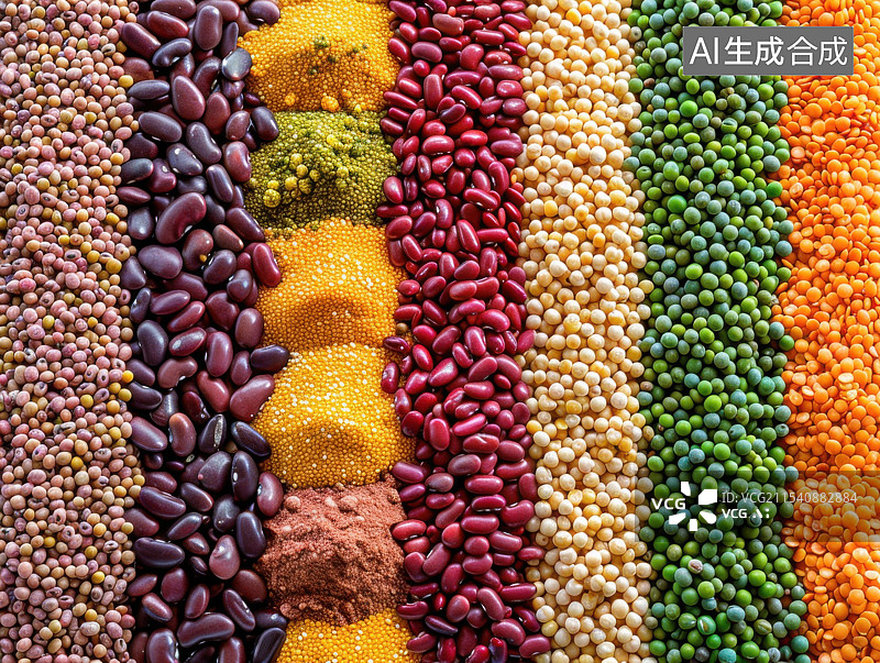 【AI数字艺术】五谷杂粮中国传统杂粮图片素材