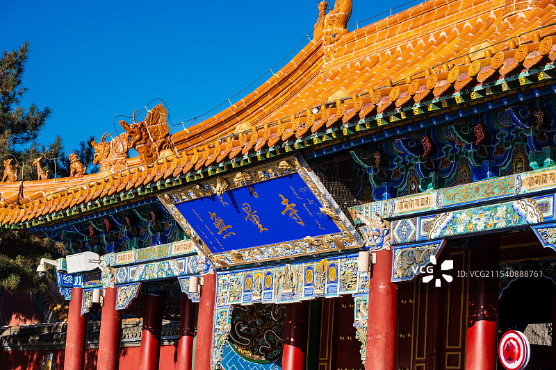 呼和浩特大召寺、无量寺，藏传佛教图片素材