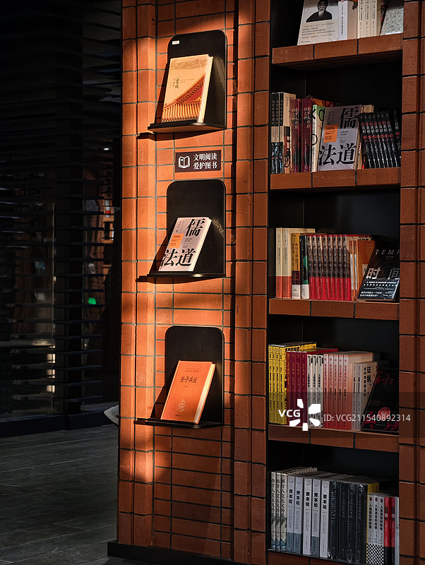 图书馆一角图片素材