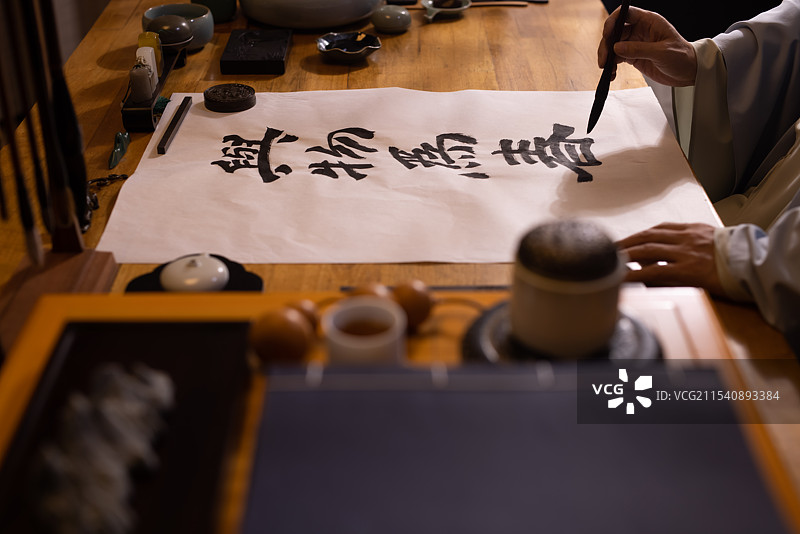 与物为春,古诗词,古人写毛笔字图片素材