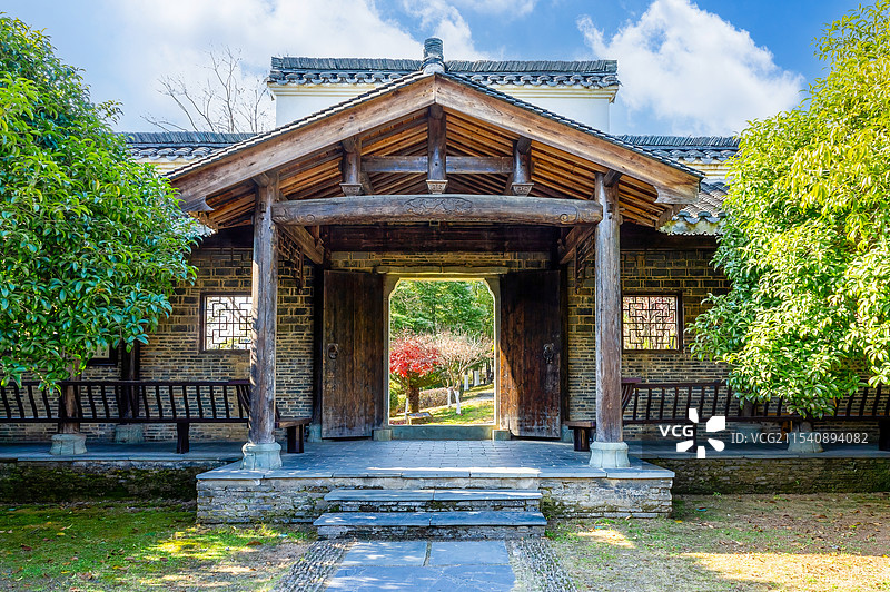 中国江西省景德镇市浮梁县的浮梁古县衙图片素材
