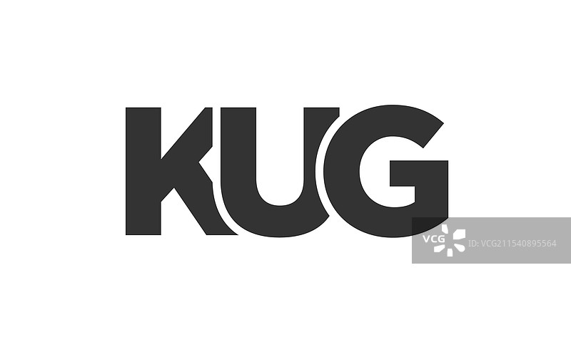强大而现代的KUG标志设计模板图片素材