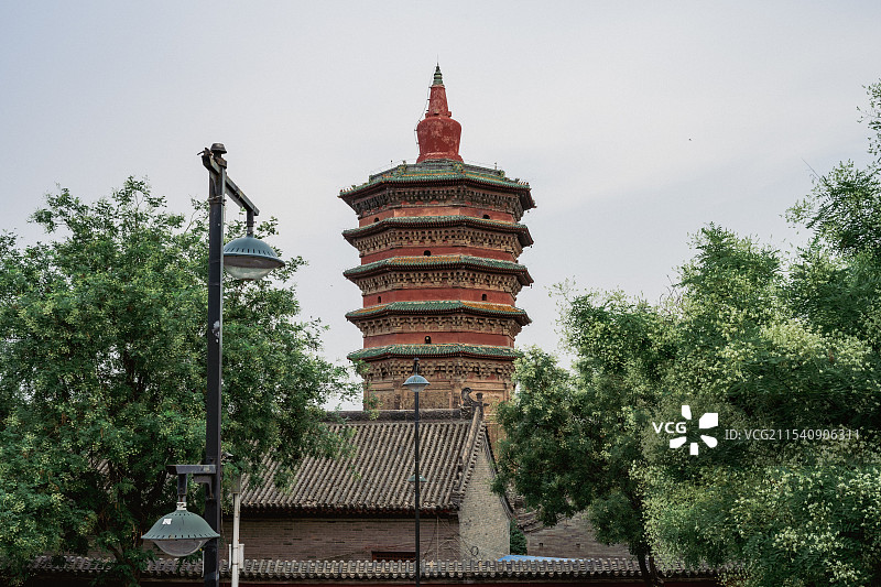 中国山西省古建筑白天风景图片素材