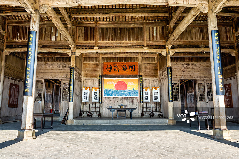 中国江西省景德镇市浮梁县的浮梁古县衙图片素材