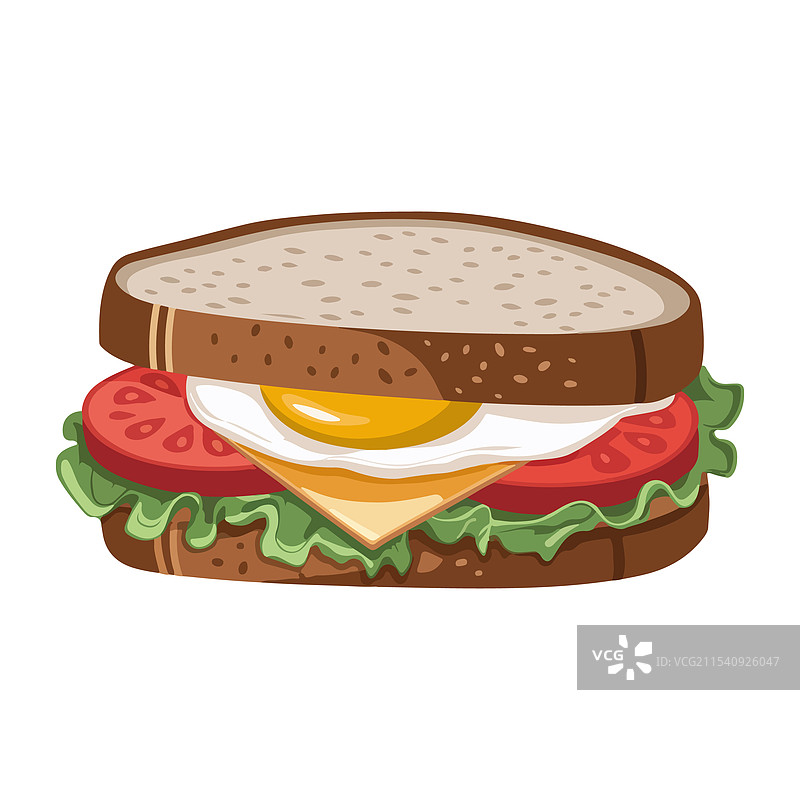 三明治剪贴画 鸡蛋三明治图标图片素材