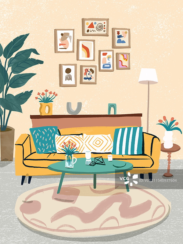 起居室图片素材