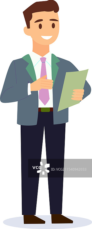 商人正在进行演讲图片素材