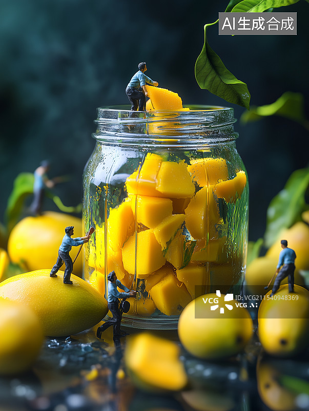 【AI数字艺术】芒果图片素材