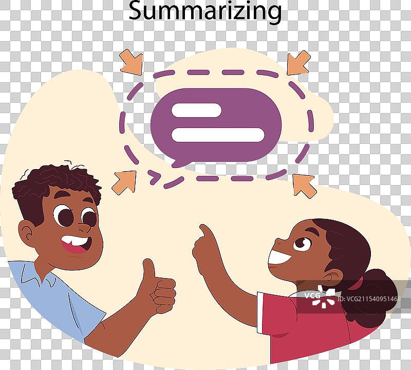 女孩学习简化概念图片素材