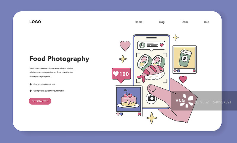 食物摄影主题平面设计图片素材