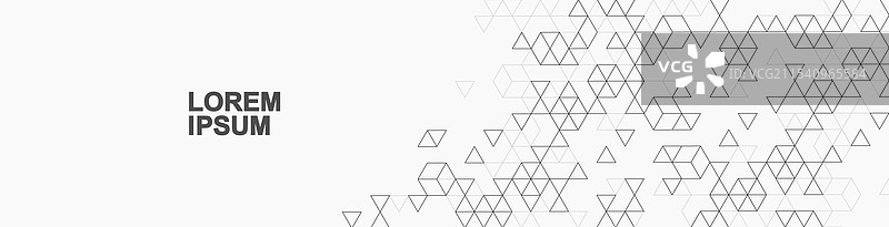 现代抽象背景，带有三角形和图片素材