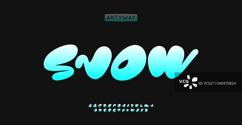 活泼的气泡字母玩具气球字母图片素材