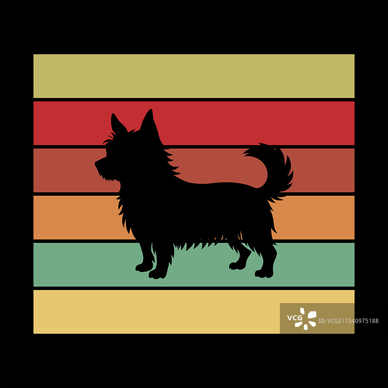 复古的凯恩犬图片素材