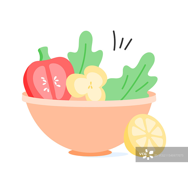 沙拉碗图片素材
