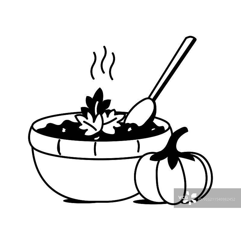 南瓜汤图片素材