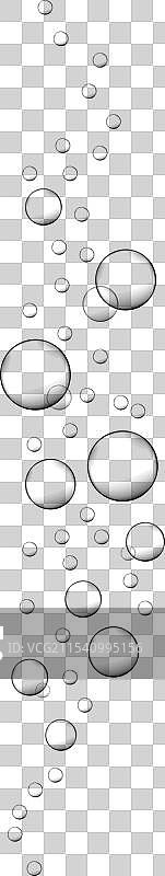 水下海洋中的气泡碳酸水质感图片素材