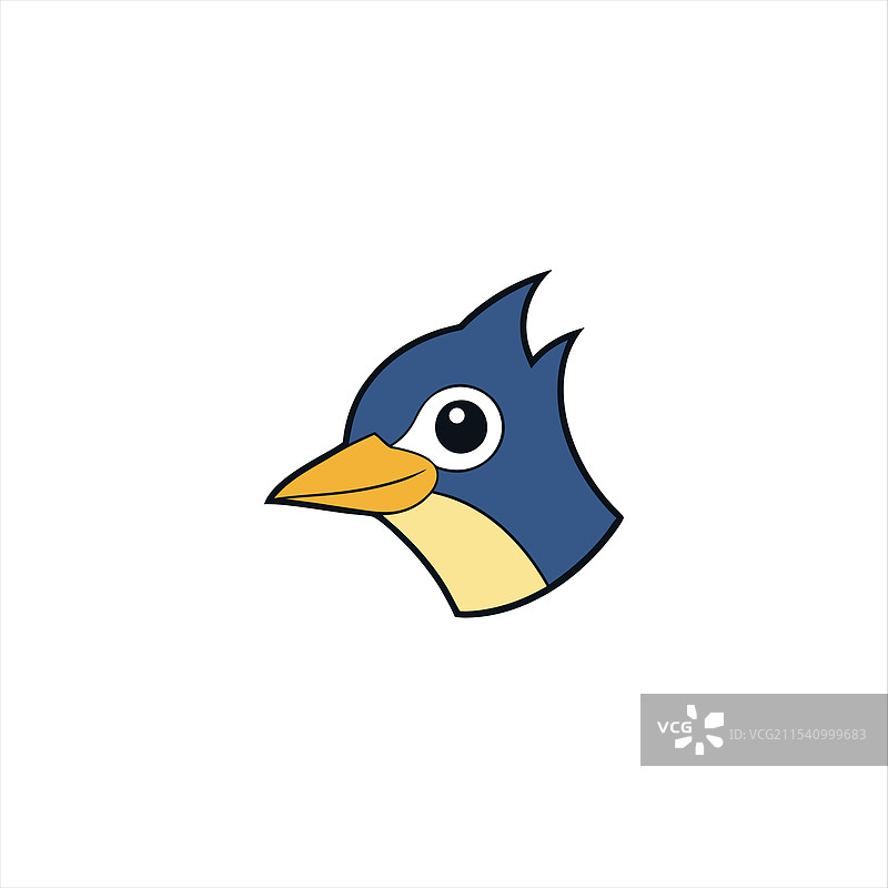 灵活的树雀卡通形象图片素材