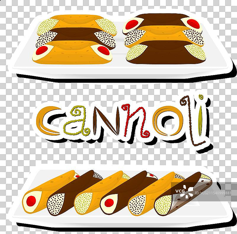 主题：各种类型的甜华夫饼大集合图片素材