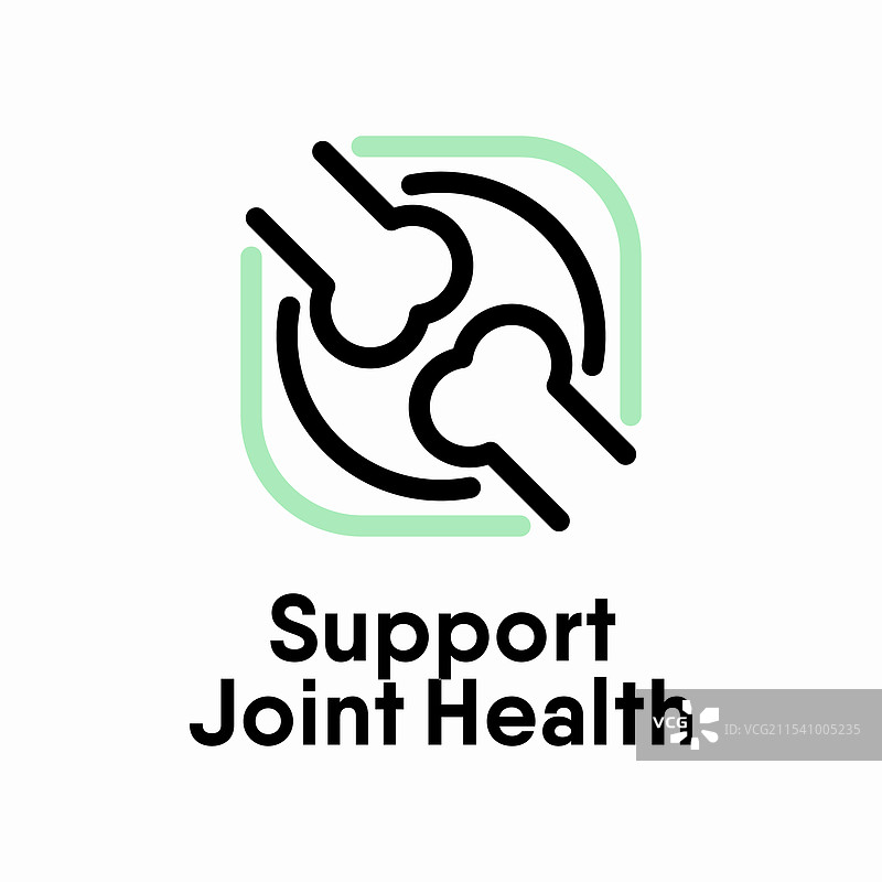 关节健康信息标志图片素材