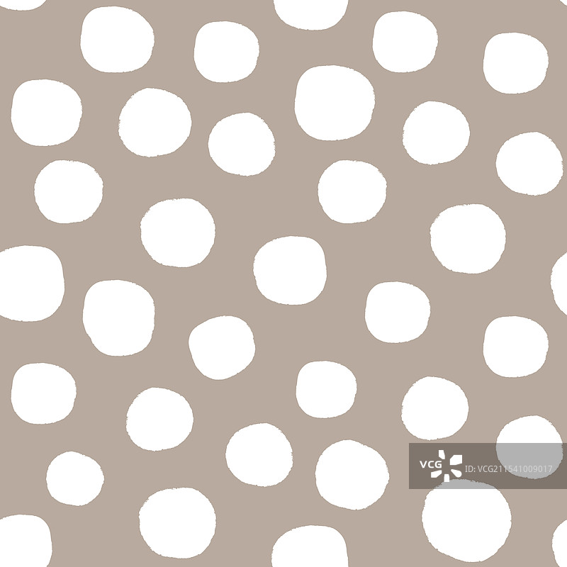 中性色调的白色波点图案图片素材