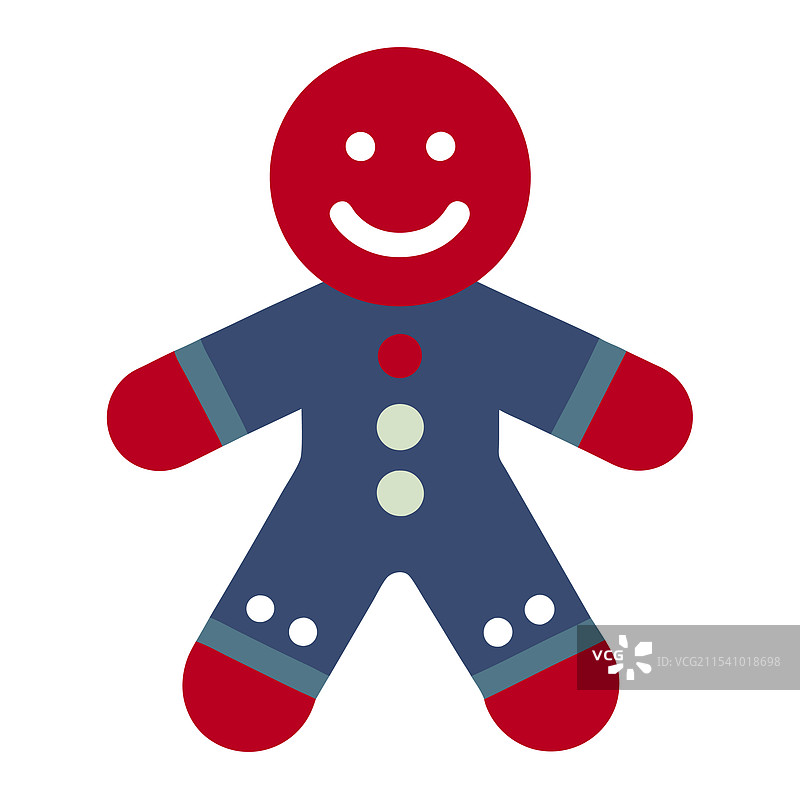 圣诞姜饼人艺术图片素材