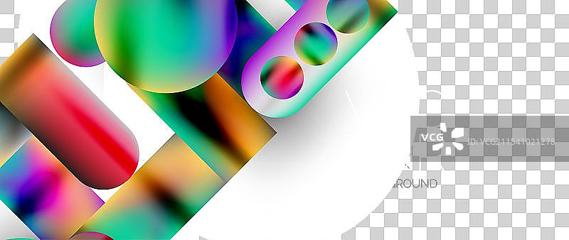 几何形状流动渐变抽象极简图片素材