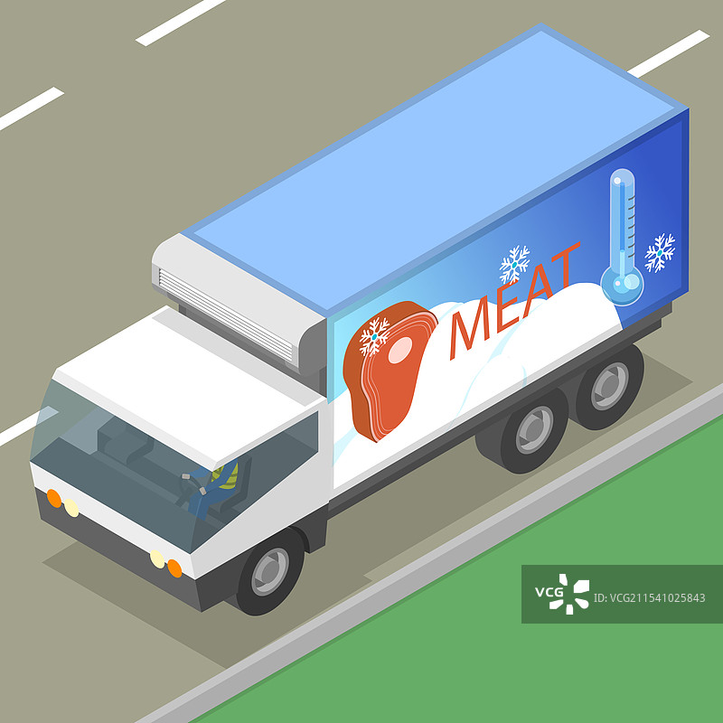 货物的三维等距平面图图片素材