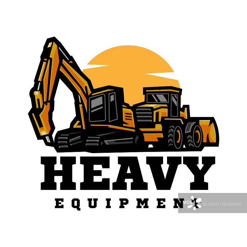 重型设备标志图片素材