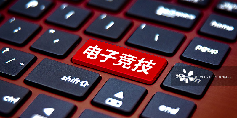 键盘上写着电子竞技图片素材