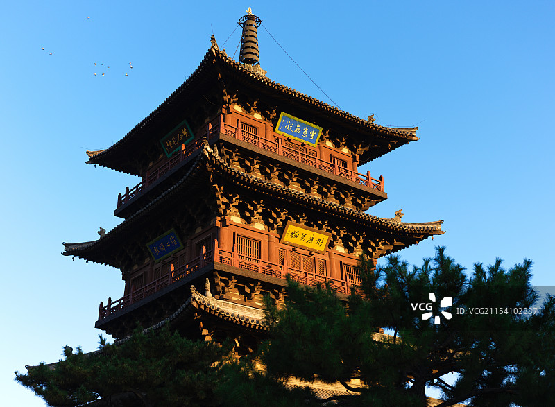 山西大同华严寺图片素材