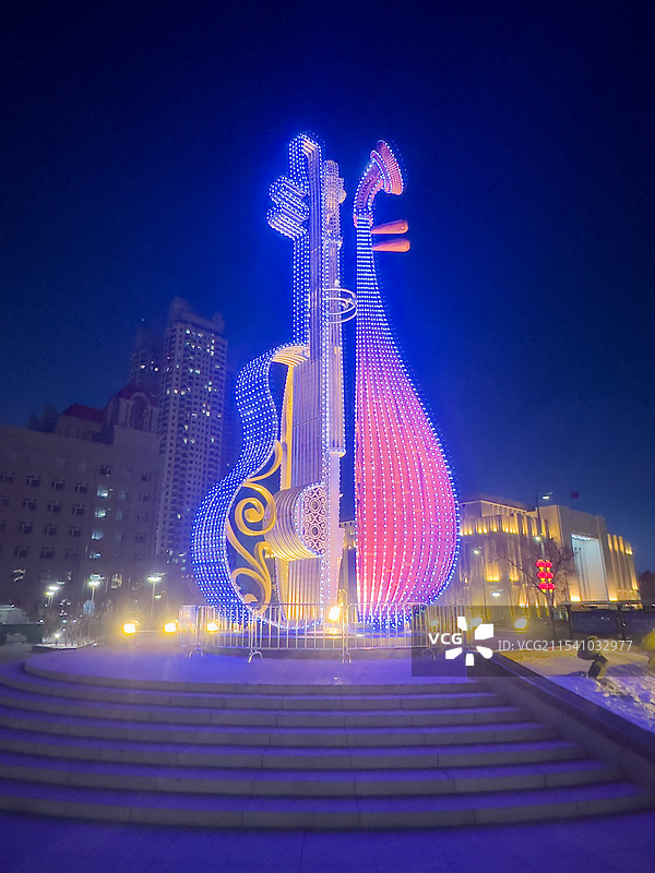 中国黑龙江省哈尔滨公园建筑图片素材