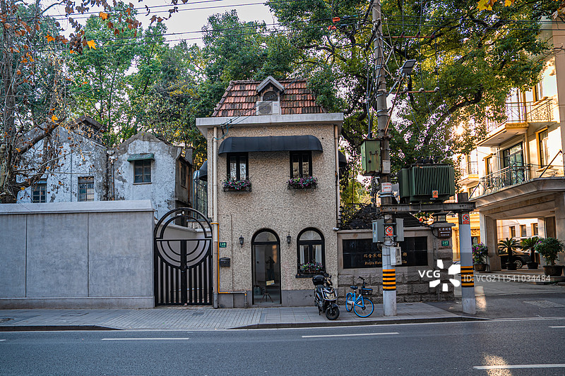 上海 衡复风貌区 五原路 老洋房 优秀历史建筑 街景图片素材