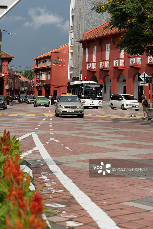 马六甲，荷兰广场，鸡场街图片素材