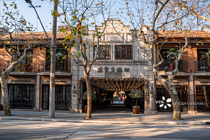 上海 衡复风貌区 建国西路 建业里 优秀历史建筑 街景图片素材